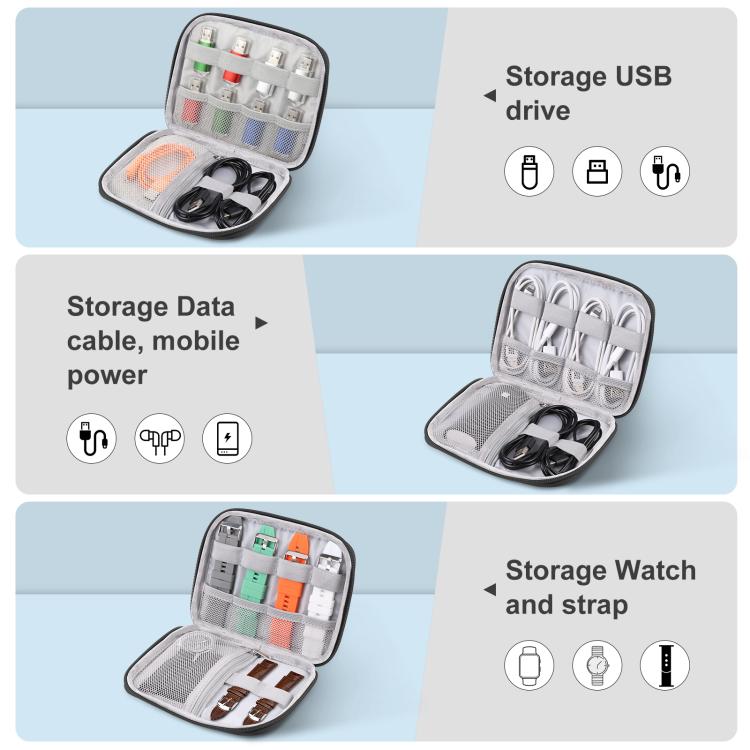 HAWEEL Watch Band Organizer Box Auricolari / U Disk / Custodia per cavo digitale, Watch Band Organizer, Size: S
