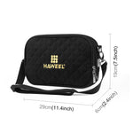 Borsa a tracolla piccola con scaldamani USB 31x21x4 cm