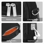 Borsa a tracolla piccola con scaldamani USB 31x21x4 cm