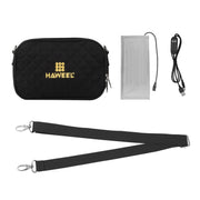 Borsa a tracolla piccola con scaldamani USB 31x21x4 cm