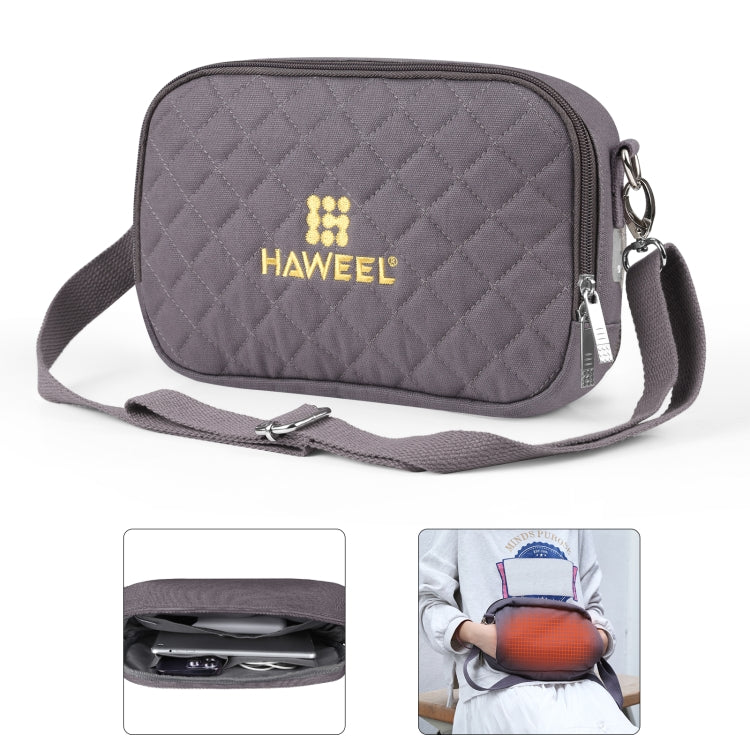 Borsa a tracolla piccola con scaldamani USB 31x21x4 cm
