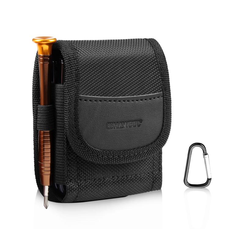 HAWEEL Flip Phone Borsa da cintura in tessuto di nylon con clip per il trasporto, Flip Phone in 7.0 inch