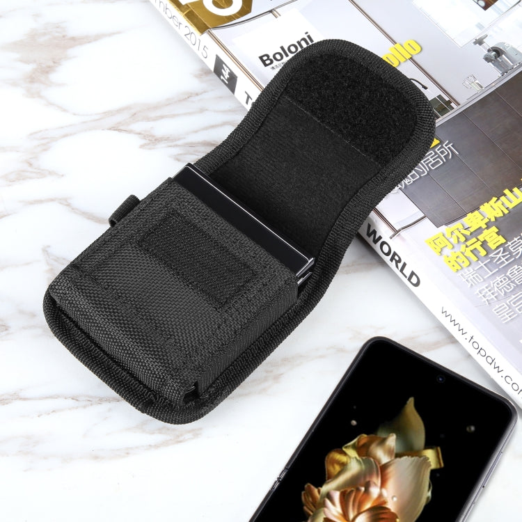 HAWEEL Flip Phone Borsa da cintura in tessuto di nylon con clip per il trasporto, Flip Phone in 7.0 inch