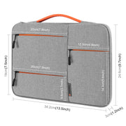 HAWEEL Custodia con cerniera da 13,0 pollici Borsa per laptop con cerniera per Macbook, Samsung, Lenovo Thinkpad, Sony, DELL Alienware, CHUWI, ASUS, HP, laptop da 13 pollici -13,5 pollici, 13.0-13.5 inch, 13.0 inch