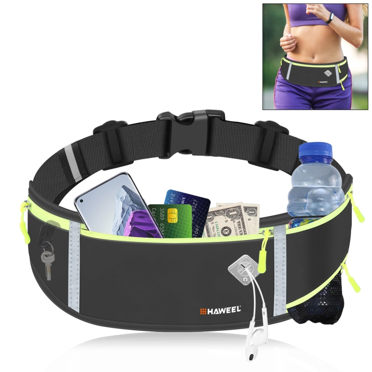 HAWEEL Cintura da corsa Marsupio in vita Borsa sportiva Tasca per telefono in vita impermeabile, Waist Phone Pocket