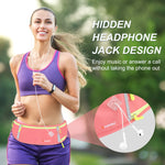 HAWEEL Cintura da corsa Marsupio in vita Borsa sportiva Tasca per telefono in vita impermeabile, Waist Phone Pocket