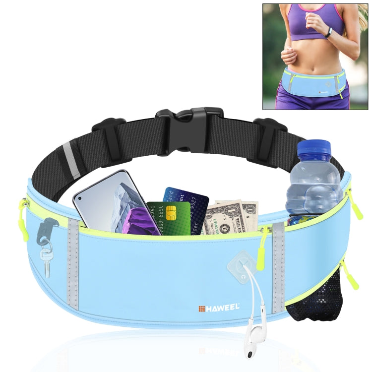 HAWEEL Cintura da corsa Marsupio in vita Borsa sportiva Tasca per telefono in vita impermeabile, Waist Phone Pocket
