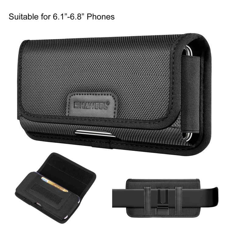 Porta Cellulare da Cintura HAWEEL Per Smartphone 6.1-6.8 Pollici