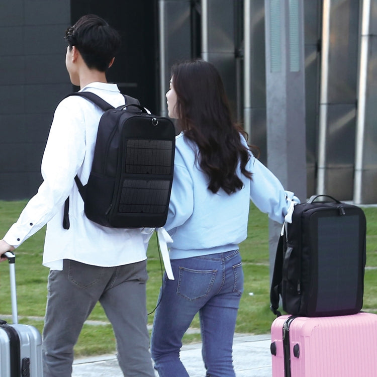 Borsa per laptop zaino con pannello solare HAWEEL da 14 W con maniglia e porta di ricarica USB massima 5 V / 2,1 A, 14W Backpack 2