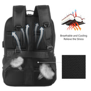 Borsa per laptop zaino con pannello solare HAWEEL da 14 W con maniglia e porta di ricarica USB massima 5 V / 2,1 A, 14W Backpack 2