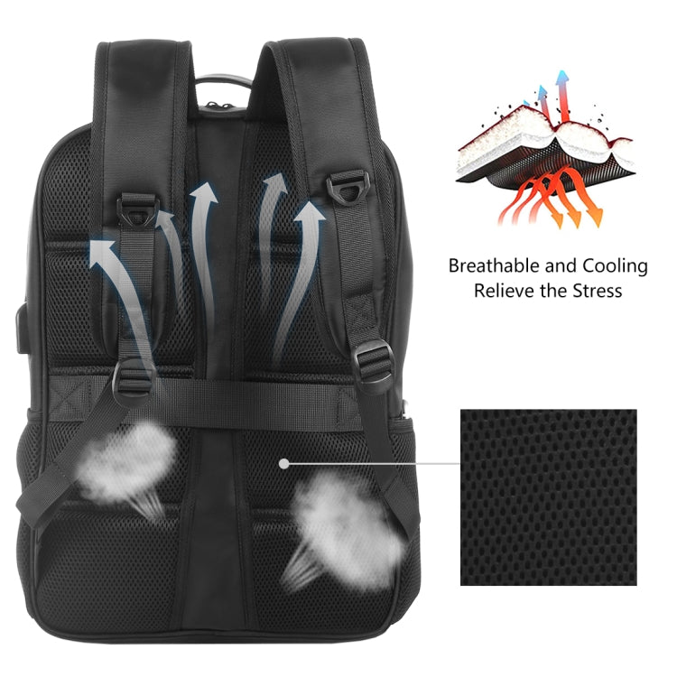 Borsa per laptop zaino con pannello solare HAWEEL da 14 W con maniglia e porta di ricarica USB massima 5 V / 2,1 A, 14W Backpack 2