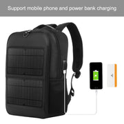 Borsa per laptop zaino con pannello solare HAWEEL da 14 W con maniglia e porta di ricarica USB massima 5 V / 2,1 A, 14W Backpack 2