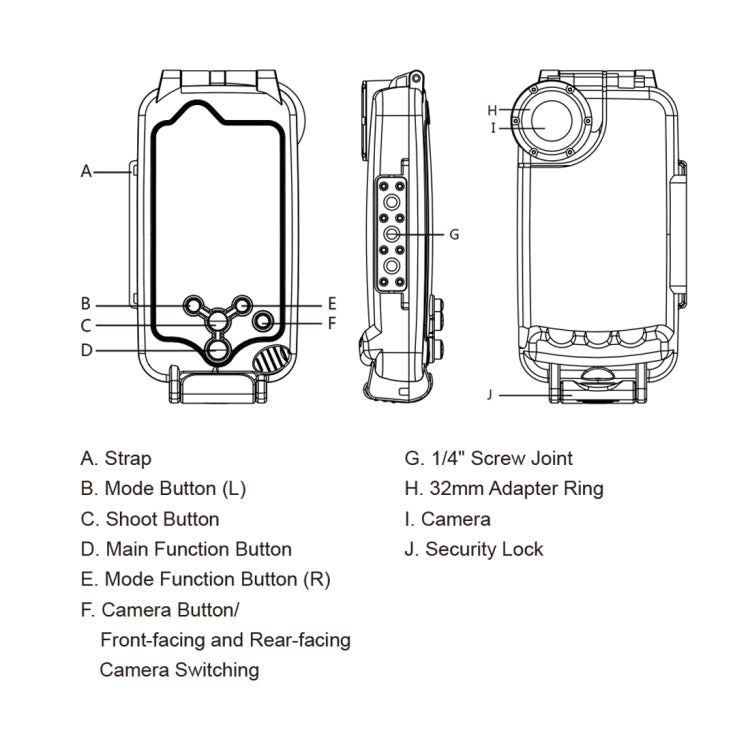 Custodia subacquea impermeabile HAWEEL da 40 m/130 piedi per iPhone 8 Plus e 7 Plus, custodia subacquea per scattare foto e video, For iPhone 7P & 8P, For 7P(US Stock)