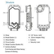 Custodia subacquea HAWEEL per iPhone X/XS
