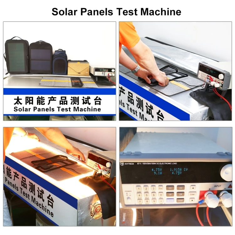 Caricatore a pannello solare pieghevole HAWEEL da 14 W con doppie porte USB da 5 V / 2,4 A max, 14W Panel(B)