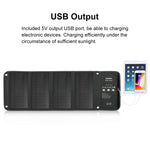 Caricatore solare pieghevole HAWEEL 28W con doppie porte USB