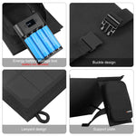 Caricabatterie solare pieghevole 12W con doppie porte USB