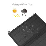 Caricabatterie solare pieghevole 18W 3 pannelli con doppie porte