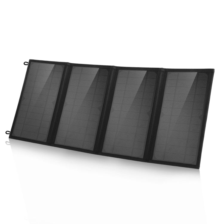 HAWEEL 24W 4 Panels Foldable Solar Panel Charger Bag with Max 5V/3.1A Dual USB Ports, Support QC3.0 and AFC, 24W 4 Panels