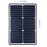 Caricatore solare portatile 20W con porta USB e clip
