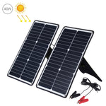 Caricabatterie solare 20W con porta USB e clip