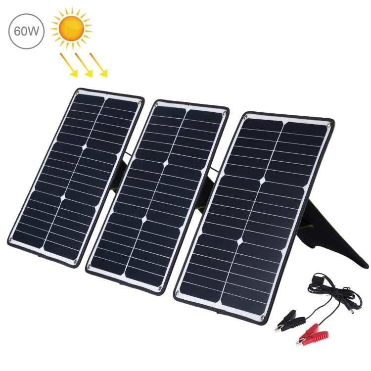 HAWEEL 3 Pack 20W Monocrystalline Silicon Solar Panel Charger with USB Port and Tiger Clip Holder, QC3.0 and AFC Support