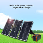 Caricabatterie solare 20W con porta USB e clip