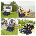 Caricabatterie solare 20W con porta USB e clip