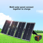 Caricabatterie solare 20W con porta USB e clip