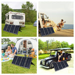 Caricabatterie solare 20W con porta USB e clip