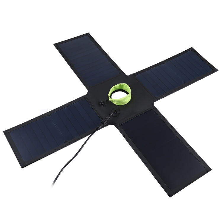 Caricabatterie solare pieghevole 28W con doppia porta USB