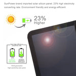 Caricabatterie solare pieghevole 21W con doppie porte USB