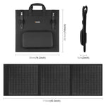 Borsa pieghevole da viaggio con caricabatterie solare 60W