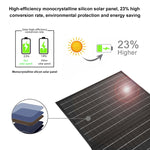 Borsa pieghevole da viaggio con caricabatterie solare 50W
