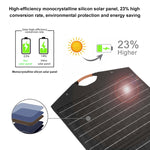 Borsa pieghevole da viaggio con caricabatterie solare HAWEEL 100W