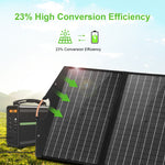 Borsa pieghevole da viaggio con caricabatterie solare HAWEEL 100W