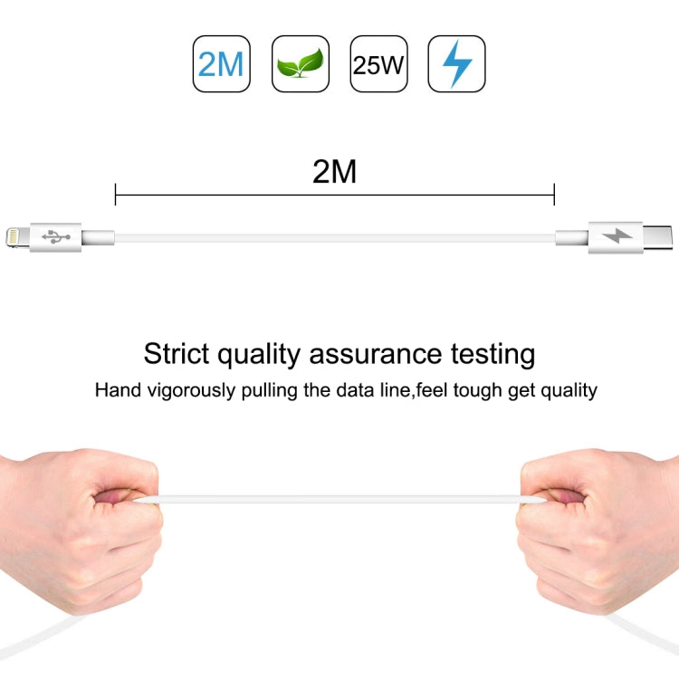 Cavo ricarica rapida USB-C a 8 pin 2m per Apple