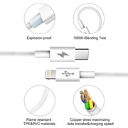 Cavo di ricarica rapida USB-C a 8 pin 2m