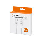 Cavo ricarica rapida USB-C a 8 pin 2m per Apple