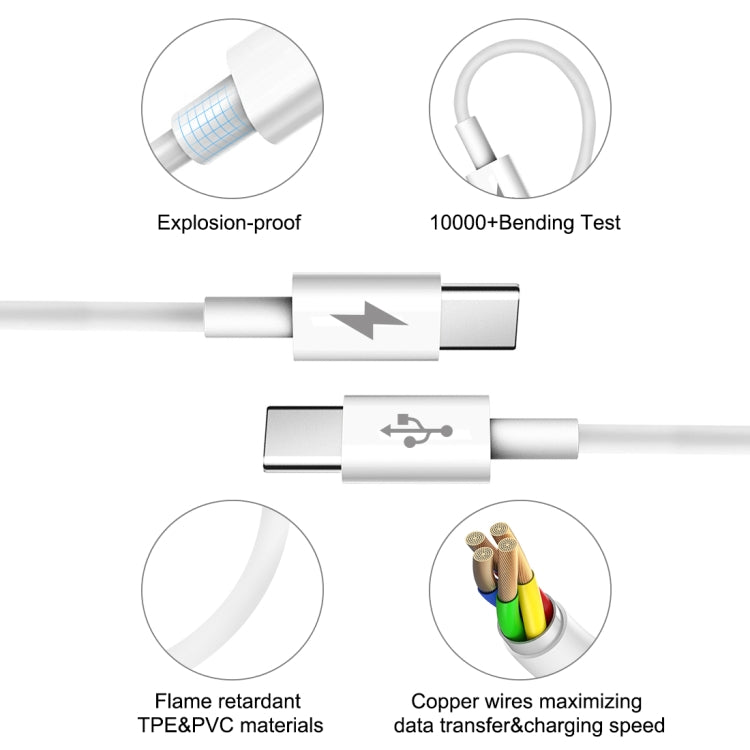 Cavo ricarica rapida HAWEEL USB-C Type-C 2m 25W 3A