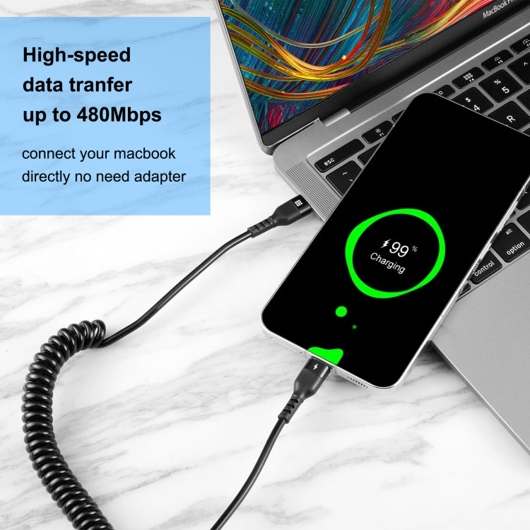 HAWEEL Cavo ricarica rapida USB-C 1,5 m 5A