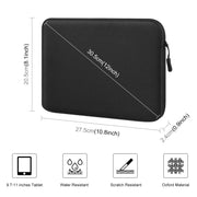 Borsa con cerniera per custodia per tablet da 11 pollici HAWEEL per tablet da 9,7-11,0 pollici, For 9.7-11.0 inch Tablets