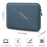 Borsa per valigetta con cerniera per custodia per laptop da 13 pollici HAWEEL per laptop da 12,5-13,5 pollici, For 12.5-13.5 inch Laptop