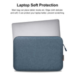 Borsa per valigetta con cerniera per custodia per laptop da 15 pollici HAWEEL per laptop da 14-15 pollici, For 14-15 inch Laptop