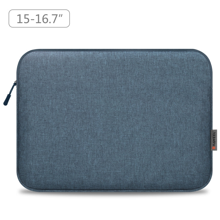 Borsa per valigetta con cerniera per custodia per laptop da 16 pollici HAWEEL per laptop da 15-16,7 pollici, For 15-16.7 inch Laptop