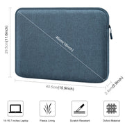 Borsa per valigetta con cerniera per custodia per laptop da 16 pollici HAWEEL per laptop da 15-16,7 pollici, For 15-16.7 inch Laptop