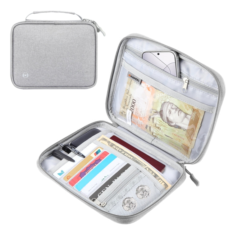 HAWEEL Portafoglio per passaporto Portadocumenti Porta carte di credito Borsa con manico, Handle Bag