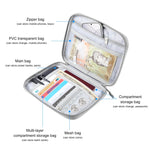 HAWEEL Portafoglio per passaporto Portadocumenti Porta carte di credito Borsa con manico, Handle Bag