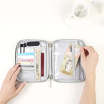 HAWEEL Portafoglio per passaporto Portadocumenti Porta carte di credito Borsa con manico, Handle Bag