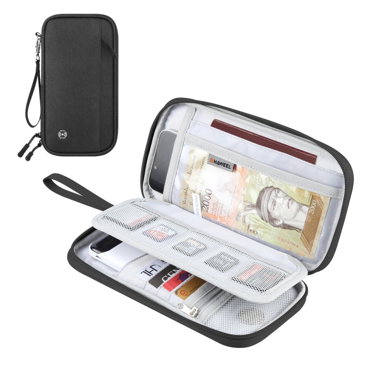 HAWEEL Pochette Porta Passaporto Porta Documenti Organizzatore Porta Carte di Credito Borsa, Clutch Bag